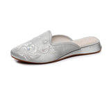 Zingj Flat Bottom Root Embroidered Cloth Shoes With Cheongsam Spring / Summer 2023 New Women's Shoes Wear