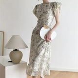 Women Fashion Vintage Prom Tank Dress Elegant Sleeveless Slim Vestdios Female A Line Party