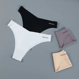 M-XL Seamless Ice Silk Women Panties Sexy Pantys Solid Colors Breathable Pantys Underwear For Girls Lingerie Hollow