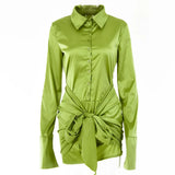 Dress shirt women long sleeve chic and elegant woman dress sexy casual fashion mini dresses spring summer birthday