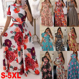 Fashion Digital Short Sleeve Printing Large Swing