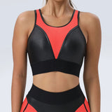 Zingj Tight Yoga Set Spell Net Sexy Sports Bra And Hip Pants Fitness Two Sets-Outfit