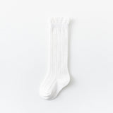 to 4 Yrs Baby Girls Boys Uniform Knee High Socks Tube Ruffled Infants Toddlers Socks Children's Long Socks for