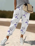 Printed Cotton And Linen Casual