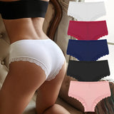 Sexy Lace Women Panties Mid-waist Underwear Women Briefs Seamless Female Underpants Ladies Panty Comfortable
