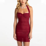 New Sexy Babes Body Dressing Dress Woman Spring Folding Temperament Sling Bag Hip