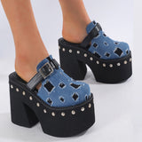 Goods 11Cm Thick Bottom Pine Cake Bun Head Large Size Lady Summer Wearing Slippers