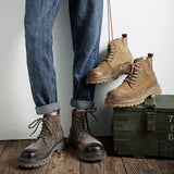 Zingj Boots Casual Desert Work Boots Men Fashion