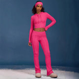2025 New Knitted Hollow Tice With Cuffet Wrapped Chest Umbilled Tumice Skirt Knitted Suit