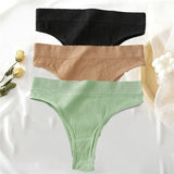 New Seamless Women's Panties Set High Waisted Thongs Woman Comfortable Women's Cotton Briefs Sexy Underpants For