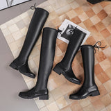 Flat Over-Knee Elastic Boots Women Thicken With High-Tender Boots Wish Knight