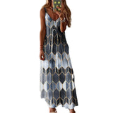 Sleeve Women's Summer Casual Printed Camisole Long