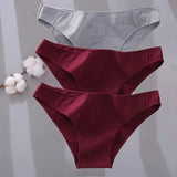 Sexy Low Waist Cotton Panties Female Underpants Solid Breathable Comfortable Women Underwear Ladies Pantys