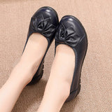 Plus Size(34-43)Loafers Comfortable Women Genuine Leather Flat Shoes Woman Casual Nurse Work Shoes Women Flats 6