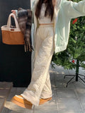 Puffer Thick Fleece Warm Pants- Outfit