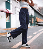 Summer Casual Cotton High Waist Overalls