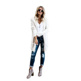 2020 Autumn Winter Fashion Hooded Women's Jackets Casual Loose Solid Plush Long Sleeve Pocket Ladies Long Jackets