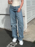 Mid Wash Classic Boyfriend Jeans- Outfit