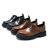 2025 Leather Shoes Male Leather Breaable Business Martin Low Top Casual British Shoes