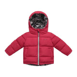 Baby Girls Hooded Cotton Jackets Waterproof Kids Coats Winter Boys Warm Jacket Coat Toddler Girl Zipper Jacket