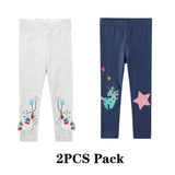 Girl Leggings Trousers Kids Pants Elastic Waistband Girls Pants Skinny Print Cartoon Unicorn Children Leggings
