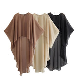 2025 New Women's Asymmetric Gauze Cloak Jacket