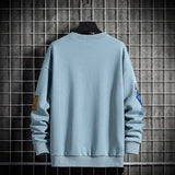 Spring and Autumn New Men's Sweatshirt Long-Sleeved T-Shirt Round Neck Youth Casual Sweater Fashion Trendy Brand