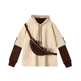 Design Sense Niche Fleece-lined Thick Hooded