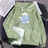 Womens Loose Streetwear Sweatshirts Hoodies Women Hooded Simple Leisure Oversize Pullovers Korean Style Warm