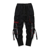 Pants Tide Brand Harlan Straps Trousers Men's Korean Version Of Hip-Hop Personality Loose Street
