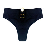 Sexy Cotton Panties Women G-String Female Hollow Out Shapewear Seamless Underwear Mid-waist Ladies Brief T-back