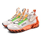 Men Blade Running Shoes 2021 Men Graffiti Sneakers Outdoor Walking Cushioning Sports Jogging Shoes Male Training