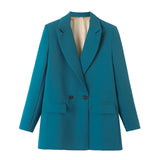 Women's Jacket Jacket Spring And Autumn Classic Repair Trend Two Buckle 23 Color