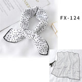 Square Silk Scarf Women Fashion Print Small Neck Scarfs Office Lady Hair Band Foulard Hand Kerchief Female Bandana