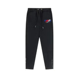 Rainbow Gradient Letter Tiger Head Printing Ins Trendy Sweater Trousers Jogging