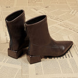 Sharp-Headed Short Boots Women's Boots 2025 New Autumn And Winter High And Fry Street Korean Small Ankle
