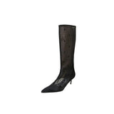 Summer New Sharp And Temperament Thin French Fashion Sexy And High Fishnet