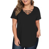 Panel Open Front Cardigan And Crisscross Tank Top Asymmetric Cardigan T-Shirts For Women 3xl 4xl