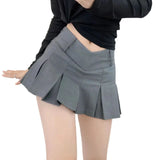 Babes V-Waisted 100-Folded Skirt Women 2025 New Ins Sexy Anti-Walking A-Word Bag Hip