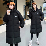 2024 New Oversize Down Cotton Clothes Female In The Long Small Winter Thick Cotton-Padded Clothes Cotton-Padded Jacket Coat-Outfit