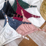 G-String Shinny Metal Waist Elastic T-back Slip Panty Female Nightclub Bright Thongs Women's Underpants Sexy Woman