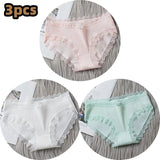 Cotton Panties Women Comfortable Underwears Sexy Middle-Waisted Underpants Female Lingerie Big Size Ladies