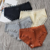 Cotton Panties Women Comfortable Underwears Sexy Middle-Waisted Underpants Female Lingerie Big Size Ladies