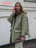2022 New Loose Long Sleeve Cotton Coats Fashion Casual Button Pocket Winter Jacket Women Basic Light Warm Female