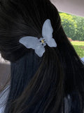Resin Butterfly Pattern Hair Claw- Outfit