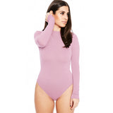Colors Long Sleeve O Neck Casual Bodysuit Women Body Tops White Black Nude Red Party Bandage Bodycon Romper Body suit
