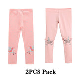 Girl Leggings Trousers Kids Pants Elastic Waistband Girls Pants Skinny Print Cartoon Unicorn Children Leggings