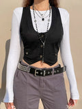 corset top with button