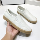Spring Leather Men's Casual Shoes Large Size 45 Men Shoes Outdoor Walking Mans Footwear Comfortable Sports Shoes Men