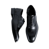 Zingj Men's Leather Shoes Pointed British Wind Derby Shoes Casual Three Joint Business Dress Groom Wedding Shoes